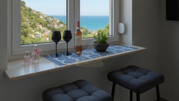 Cottage's mini bar to relax and enjoy drinks and snacks.