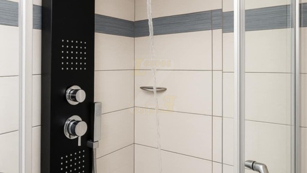 The massage - spa shower has a waterfall jet.