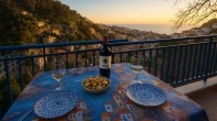 Wine and Dine on top of the world. Enjoy the spectacular view of the pine forest and the Aegean Sea.