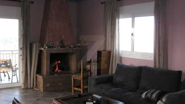 Πωλείται σπίτι με πανοραμική θέα σε βουνό και θάλασσα, στα Βασιλικά Λέσβου.